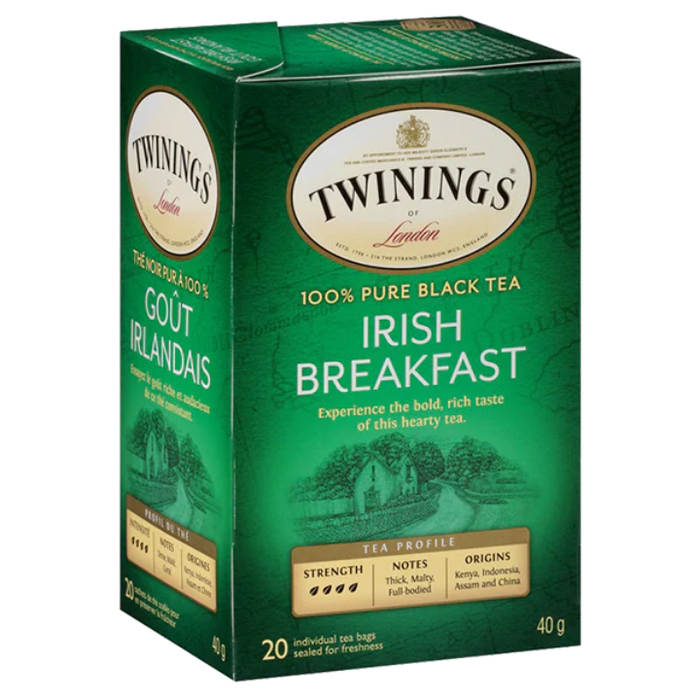 Twinings - Irish Breakfast - Pkg 20 - Miller & Bean Coffee Company