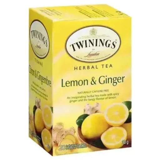 Twinings - Lemon & Ginger - Pkg 20 - Miller & Bean Coffee Company