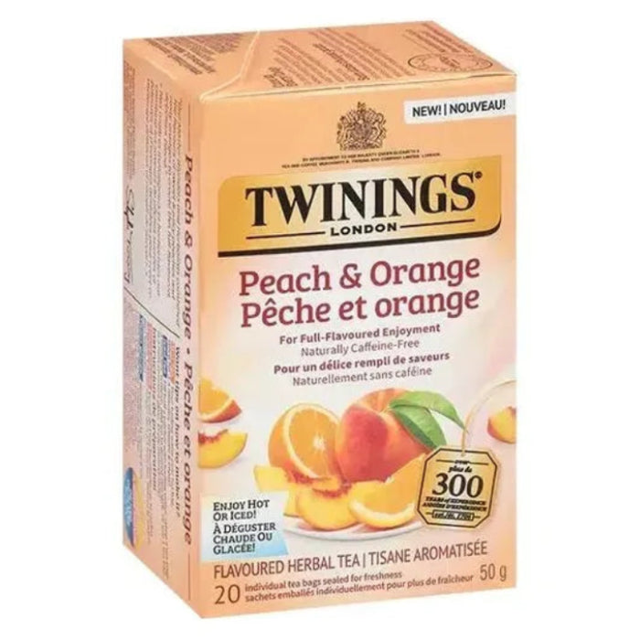 Twinings - Peach & Orange - Pkg 20 - Miller & Bean Coffee Company