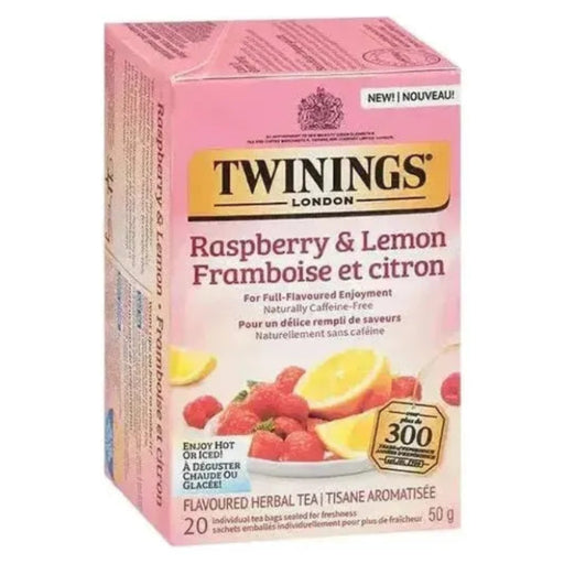 Twinings - Raspberry & Lemon - Pkg 20 - Miller & Bean Coffee Company