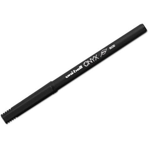 Uni - ball Roller Rollerball Pens - 0.5mm - Black - Pack of 12 - Miller & Bean Coffee Company