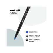 Uni - ball Roller Rollerball Pens - 0.5mm - Blue - Pack of 12 - Miller & Bean Coffee Company