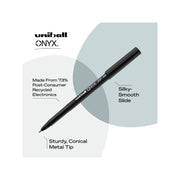 Uni - ball Roller Rollerball Pens - 0.5mm - Blue - Pack of 12 - Miller & Bean Coffee Company
