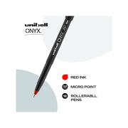 Uni - ball Roller Rollerball Pens - 0.5mm - Red - Pack of 12 - Miller & Bean Coffee Company