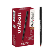 Uni - ball Roller Rollerball Pens - 0.5mm - Red - Pack of 12 - Miller & Bean Coffee Company