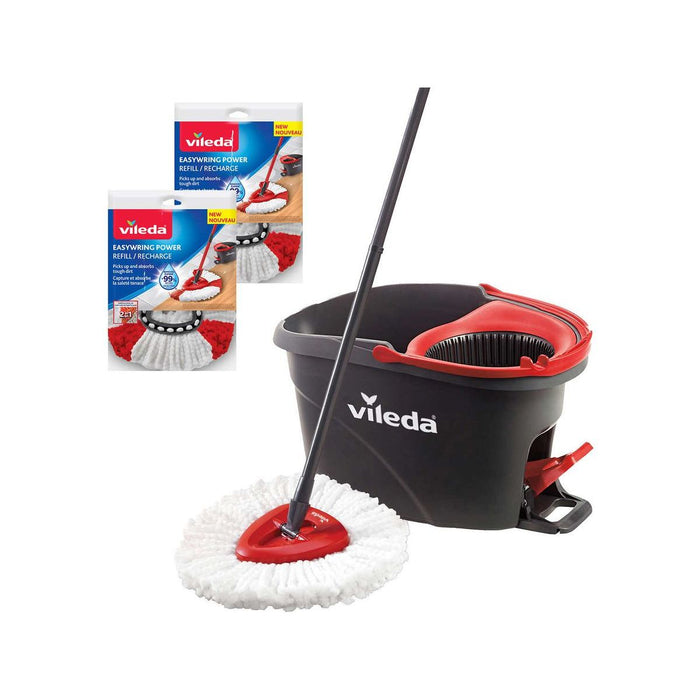 Vileda EasyWring Spin Mop and Bucket System - Miller & Bean Coffee Company
