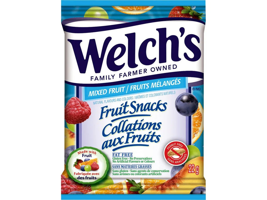 Welch’s Fruit Snacks - Pack of 60 × 22g - Miller & Bean Coffee Company