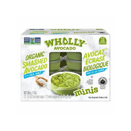 Wholly Organic Smashed Avocado - 12 x 57 g - Miller & Bean Coffee Company