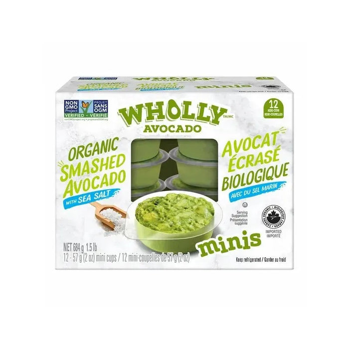 Wholly Organic Smashed Avocado - 12 x 57 g - Miller & Bean Coffee Company