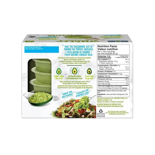 Wholly Organic Smashed Avocado - 12 x 57 g - Miller & Bean Coffee Company