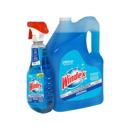 Windex Original Glass Cleaner Combo 5 Litre Refill + 950 ml Bottle - Miller & Bean Coffee Company