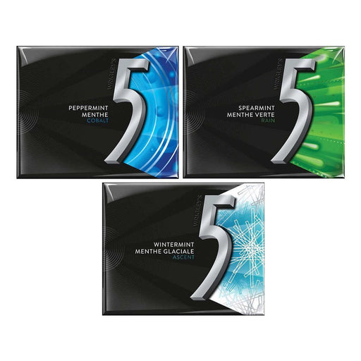 Wrigley’s 5 Sugar - Free Gum - 12 Variety Packs - Miller & Bean Coffee Company