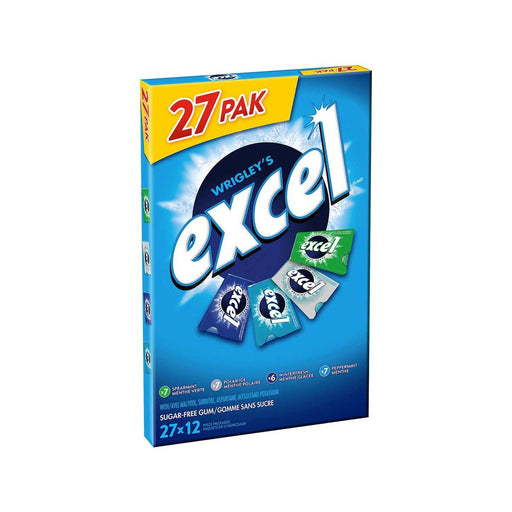 Wrigley's Excel Sugar - Free Gum - 27 Variety Packs - Miller & Bean Coffee Company