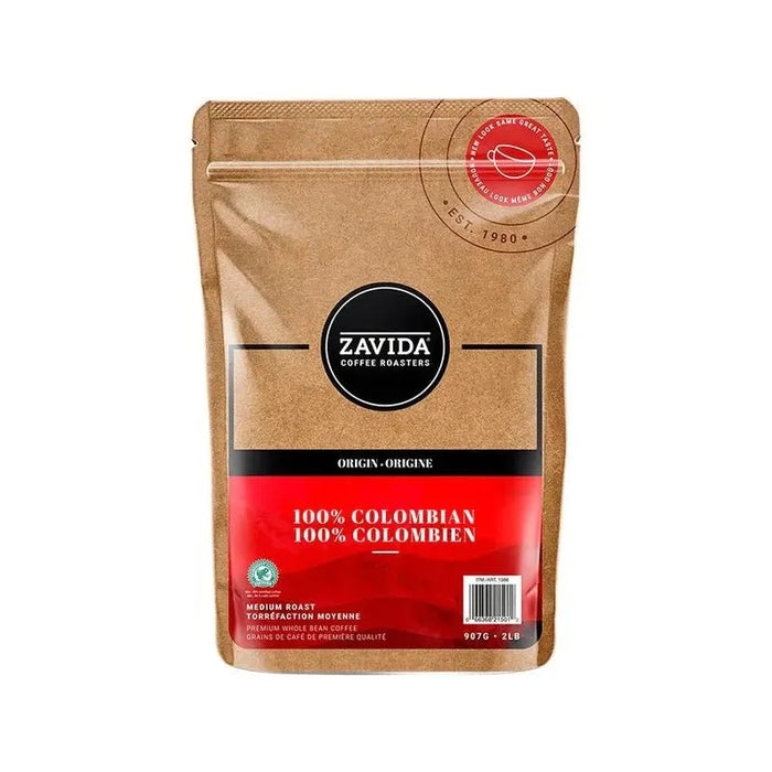 Zavida - 100% Colombian Whole Bean Coffee - 2lb - Miller & Bean Coffee Company