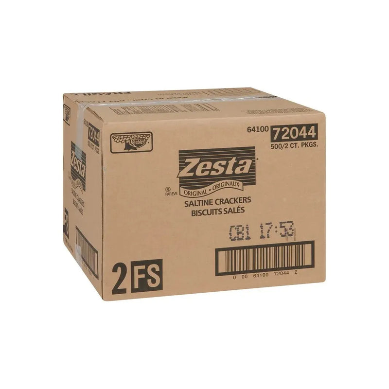 Zesta - Salted Tops - Crackers - Individually Wrapped - 500 Packs x 2 - Miller & Bean Coffee Company
