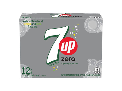 7Up Zero 12 x 355ml Can - MB Grocery