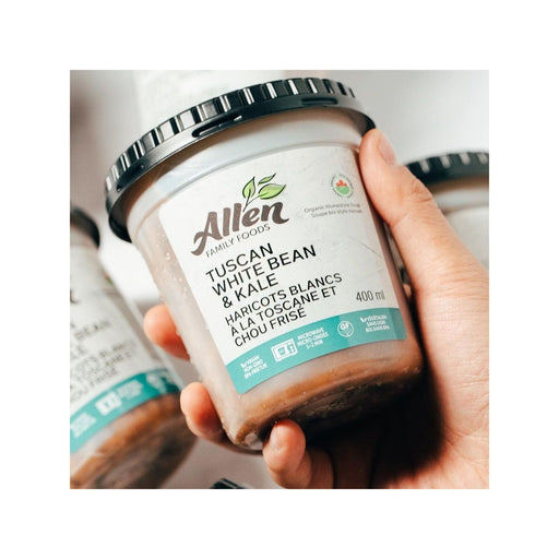 Allen Family Foods - Organic Tuscan White Bean & Kale Soup - Case of 8 x 400ml - Miller & Bean Coffee Company