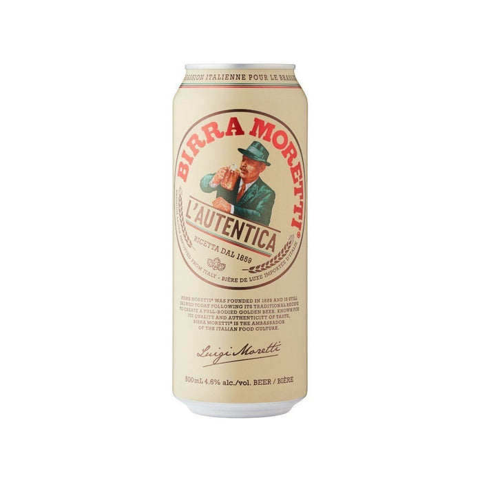 Birra Moretti - 6 x 500ml Can - Miller & Bean Coffee Company
