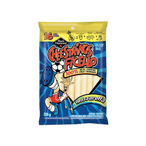 Black Diamond Mozzarella Cheestrings - Pack of 16 - Miller & Bean Coffee Company