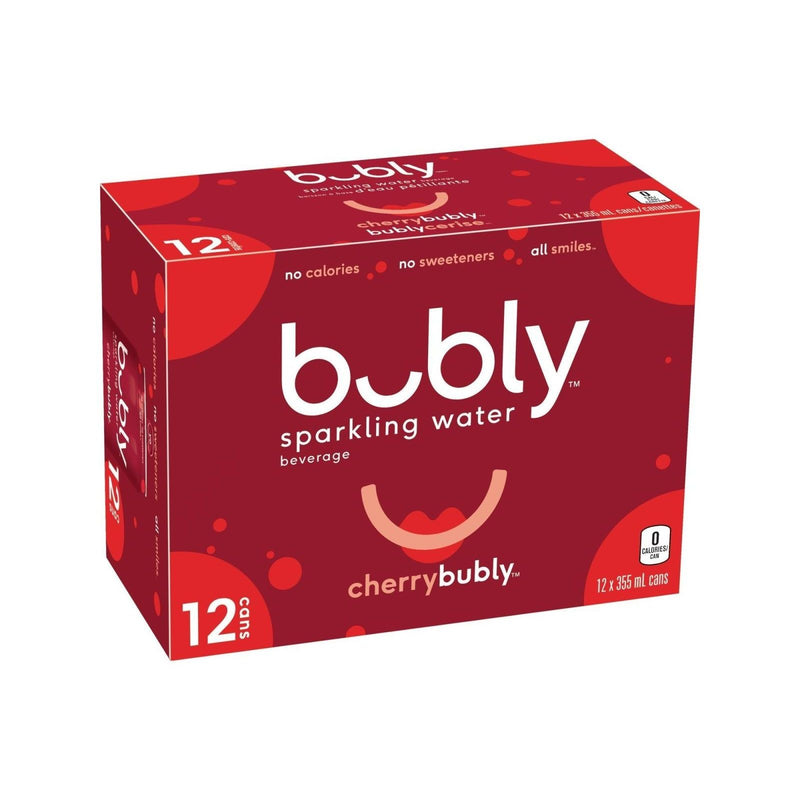 Bubly - Cherry Sparkling - 12 x 355ml - Miller & Bean Coffee Company