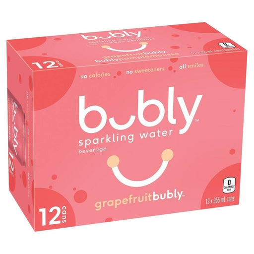 Bubly - Grapefruit Sparkling - 12 x 355ml - Miller & Bean Coffee Company