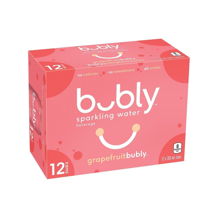 Bubly - Grapefruit Sparkling - 12 x 355ml - Miller & Bean Coffee Company