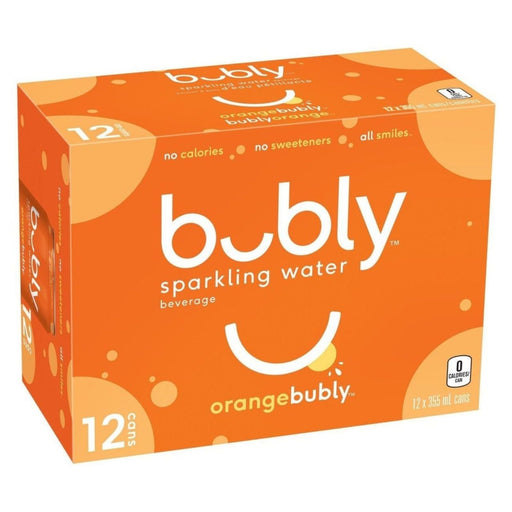 Bubly - Orange Sparkling - 12 x 355ml - Miller & Bean Coffee Company