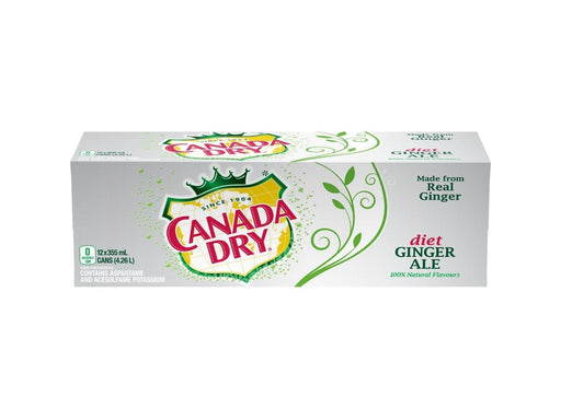 Canada Dry Diet Ginger Ale 12 x 355ml Can - MB Grocery