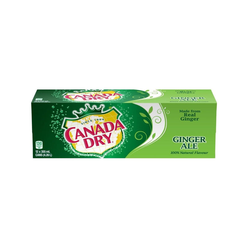 Canada Dry Ginger Ale 12 x 355ml Can - Miller & Bean Coffee Company
