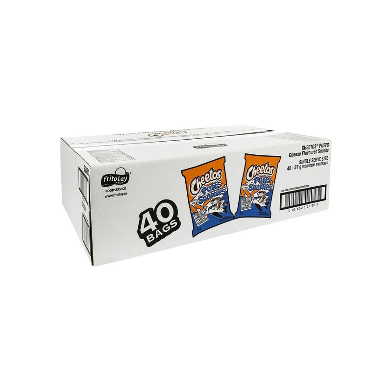 Cheetos Puffs Cheese Flavoured Snacks - 40 x 37g - Miller & Bean Coffee Company