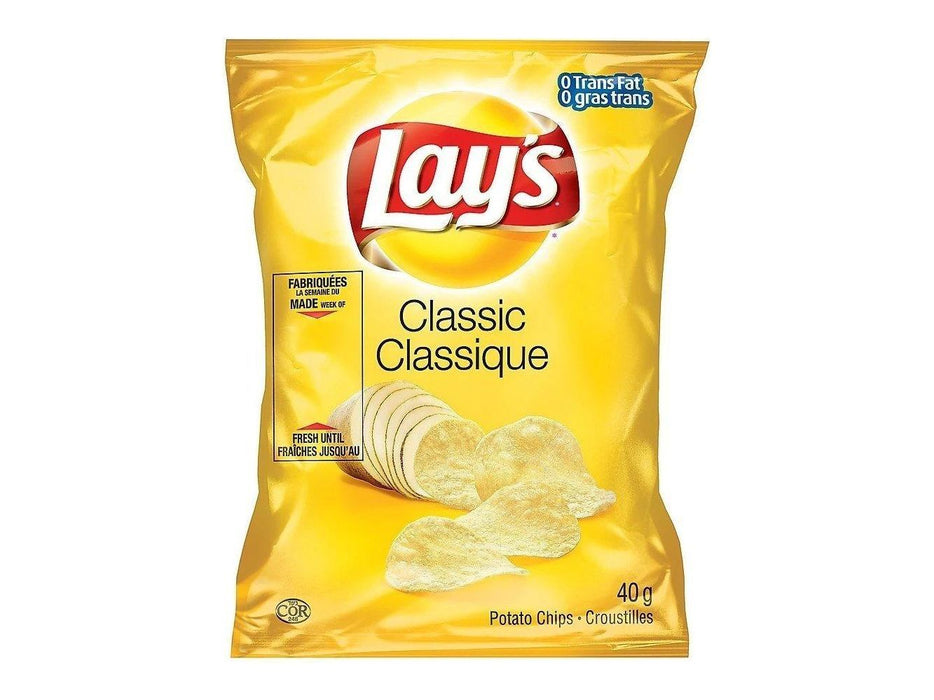 Chips - Lays - Classic - 40 x 40g - MB Grocery