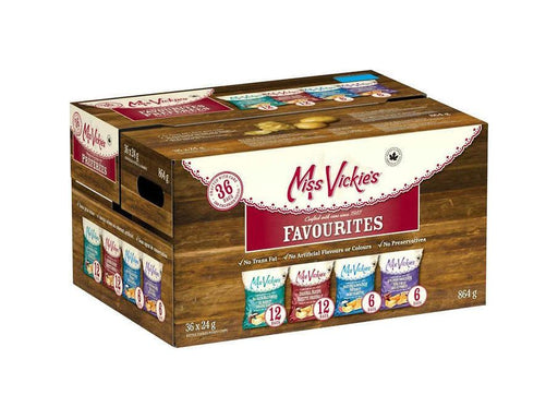 Chips - Miss Vickie's - Variety Box - 36 x 24g Bags - MB Grocery