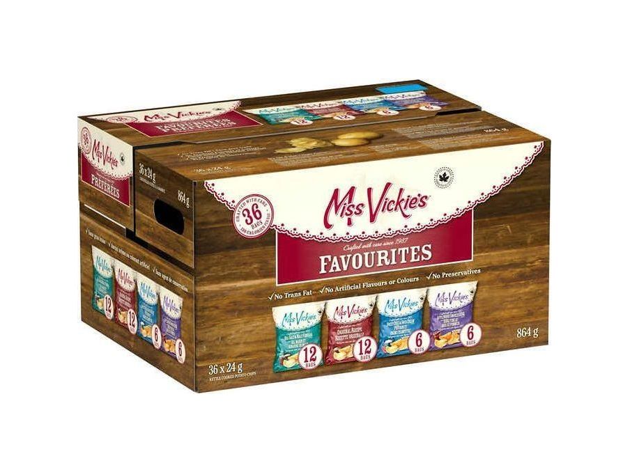 Chips - Miss Vickie's - Variety Box - 36 x 24g Bags - MB Grocery