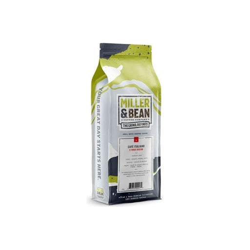 Coffee Beans - Miller & Bean Premium Collection - Cafe Italiano - Medium Espresso - 1lb Bag - Miller & Bean Coffee Company