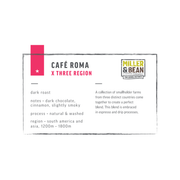 Coffee Beans - Miller & Bean Premium Collection - Cafe Roma - Dark - 1lb Bag - Miller & Bean Coffee Company