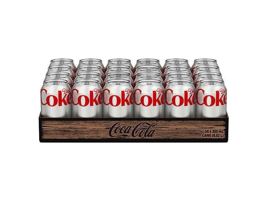 Coke - Diet - 24 x 355ml Can - MB Grocery