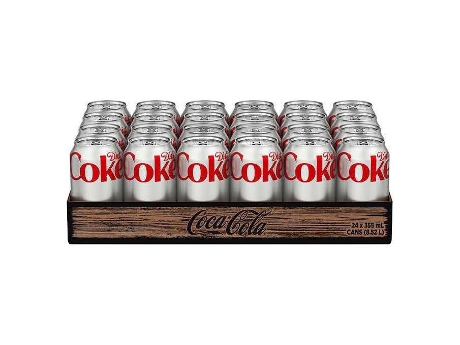 Coke - Diet - 24 x 355ml Can - MB Grocery