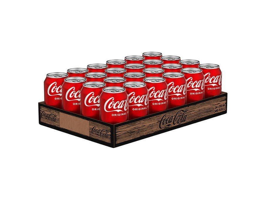 Coke - Regular - 24 x 355ml Can - MB Grocery