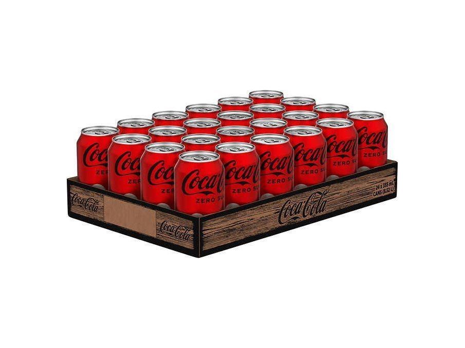 Coke - Zero - 24 x 355ml Can - MB Grocery