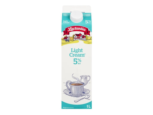 Cream - 5% - Lactantia - 1L - MB Grocery