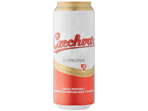 Czechvar Premium Lager - 6 x 500ml Can - MB Grocery
