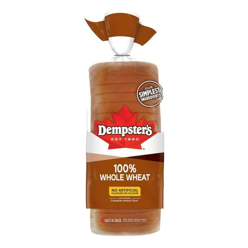 Dempster’s 100% Whole Wheat Bread - 675g Loaf - Miller & Bean Coffee Company