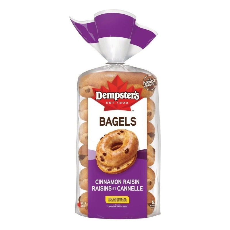 Dempster's Cinnamon Raisin Bagels - Miller & Bean Coffee Company