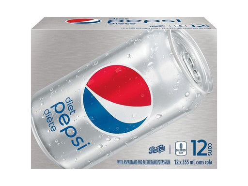 Diet Pepsi 12X355ml - MB Grocery