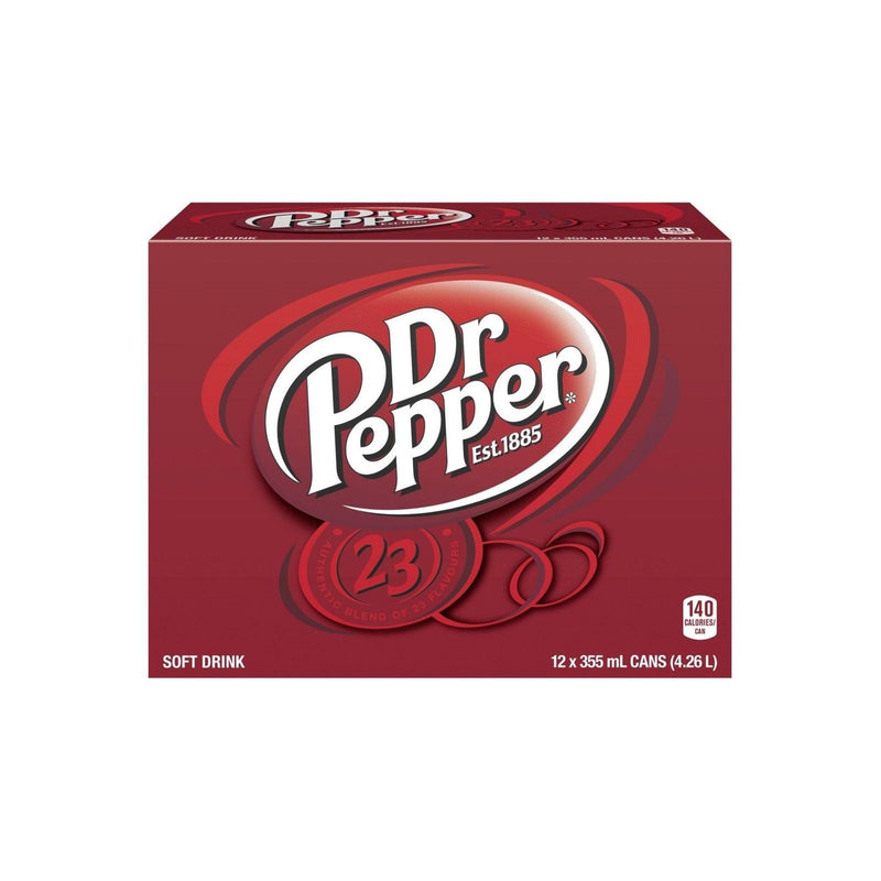 Dr Pepper - 12 x 355ml Can - Miller & Bean Coffee Company