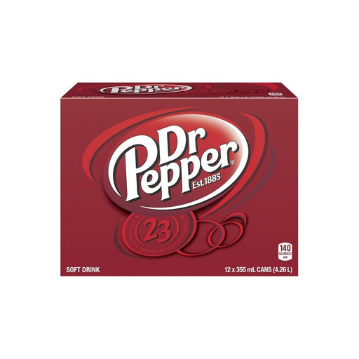 Dr Pepper - 12 x 355ml Can - Miller & Bean Coffee Company