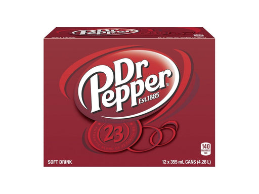 Dr Pepper - 12 x 355ml Can - MB Grocery