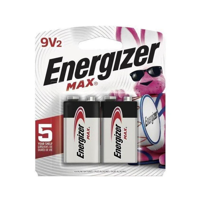 Energizer MAX - 9 Volt - Alkaline Batteries - 2 Pack - Miller & Bean Coffee Company
