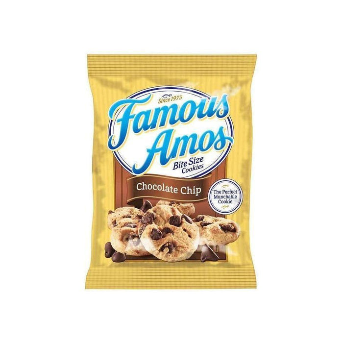Famous Amos Bite - size Cookies - Individually Wrapped - 56g x 30 Count - Miller & Bean Coffee Company
