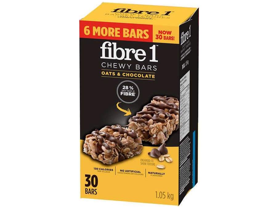 Fibre 1 Oats & Chocolate Chewy Bars - 30 x 35g - MB Grocery